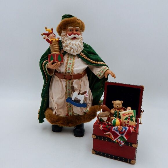 Possible Dreams Clothtique Holiday Treasures Santa Figurine Christmas Dept 56 - Picture 1 of 15